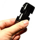 LampVPath 3 4 1.5V (6V) 3 9V Pcs x AA Battery Holder Leads with Pcs I Type Snap Connector Plastic Housing Two Layers
