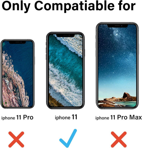 OTOFLY Compatible iPhone 11 Case, Ultra Slim Fit Liquid Silicone Gel Cover with Full Body Protection