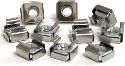 StarTech.com 50 Pkg M6 Cage Nuts for Server Rack Cabinet