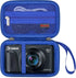 Carrying Case for Canon PowerShot SX740/SX730/SX720/SX620, Travel Storage Cover Bag with Mesh Pocket - Blue
