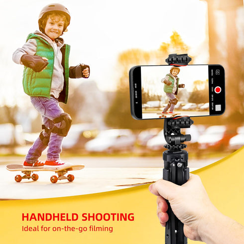 Zeadio etc(40kg/88lb Heavy Duty Metal Camera Tripod Stand - Universal Small Table Tripod for Camera, Gimbal, Action