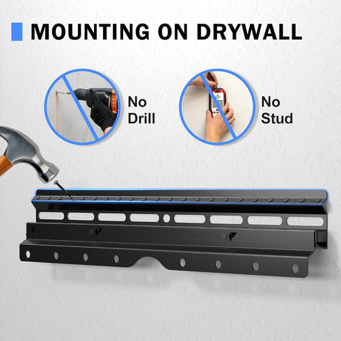 XINLEI No Stud TV Wall Mount, Drywall Studless Hanger for 12-55 inch Flat Screen TVs, Holds up to 100lbs