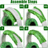 Geekria Flex Fabric Headband Cover Compatible with Skullcandy Crusher Evo, Crusher ANC, Crusher ANC 2, Hesh 3, Hesh Evo, Hesh ANC, Venue Headphone Head Cushion Pad Protector Sweat Cover (MC Grass)