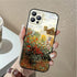 iPhone 15 Pro Max Case, Classic Art Monet Painting Retro Landscape Phone Cover for Women Men, Flexible TPU Slim