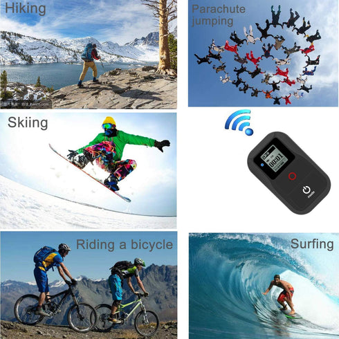 Suptig Remote WiFi Remote for Gopro Hero 8 7 6 5 4 Session 3 3+ Hero +LCD Max Fusion Waterproof Wireless