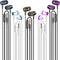 Rayleigh Wired Earbuds 5 Pack, Earbuds Headphones with Microphone, Heavy Bass Stereo Noise Blocking Earphones,