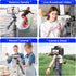 RUNNINGMT 71" 360 (71 inch-Black) Auto Pop Open Phone Tripod Stand, Selfie Stick with Bluetooth Remote for iPhone