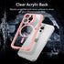 ESR iPhone 15 Pro Case Set, Individual Lens Protectors, Full-Coverage Military-Grade Protection, Clear Pink