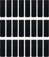 Cable Clams by Wrap-It Storage, 3" Black Cord Organizer for Appliances Strips, Adhesive for Office Organization