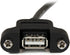 StarTech 1 FT Panel Mount USB Cable A to A - F/M