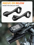 ROCKBROS Out Front Mount, Compatible with Garmin, iGPSPORT - Bike Handlebar 1.26’’-1.38’’/ 32-35mm