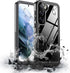 Hualele Galaxy S21 Plus Case, Rugged Full Body Heavy Duty Protective IP68 Waterproof Underwater Cover with Built-in