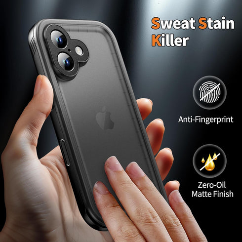 Cozycase 17 360 IP68 TOP Waterproof Case for iPhone - Military Heavy Duty Shockproof Full Body with Screen Camera