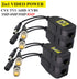 AAOTOKK Cat5 RJ45 720P 960P 1080P 3MP 4MP 5MP 8MP System(18cm-4Pairs) Power Video Balun DC BNC to Network Transceiver