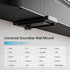 AONAYIOA 4.1"-6.3",Hold 40 lbs Soundbar Wall Mount Bracket with Anti-Scratch Foam Pads for Samsung, LG, Sony, Vizio