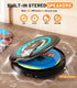 Greadio Discman Portable CD Player with Speaker Bluetooth for Car with FM Transmitter Rechargeable Lightweight