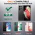 Temdan Galaxy S23 Ultra Case with Built-in Screen Protector, 2 Lens Protectors, Touch Sensitive, White