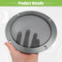 ACROPIX Universal Speaker Grills Cover Mesh Round 4" 6.5" - Pack of 4, Iron Gray, Audio Speaker Subwoofer Protector