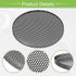 ACROPIX Universal 4.5 Inch Speaker Grills Mesh for Audio Subwoofer, 120x6.5mm Grille without Frame, Black - 2 Pack