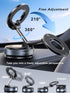 snanlen 360 108+LBS 3000gf 17/16 Upgraded Nano Gel Vacuum Magnetic Phone Holder, Heavy Duty Suction Cup Phone Mount