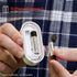 Power Gear Decoy Security Camera, Battery Operated with Flashing Blue LED Light, Easy Install Fake Surveillance, White