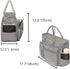 Laptop Tote Bag, Middle Size Computer Messenger Bag with 15.6'' Padded Laptop Sleeve