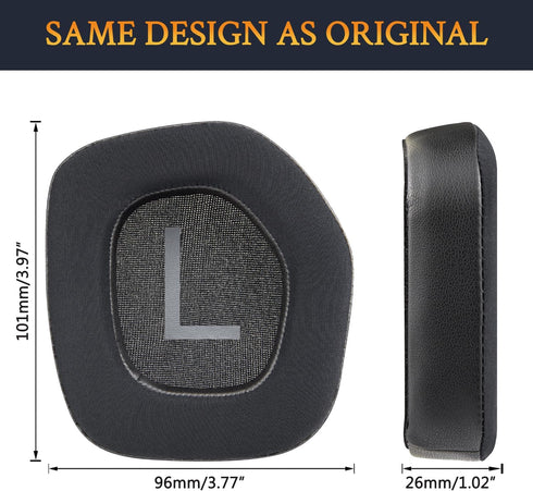 SOULWIT Cooling Gel Earpads Replacement for Alienware AW988 Wireless Gaming Headset, Ear Pads with Noise Isolation Foam