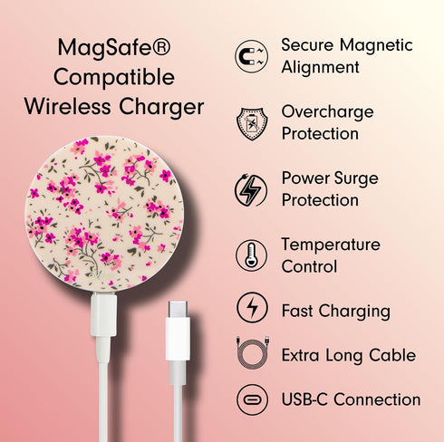Sonix Magsafe Charger, Compatible with MagSafe for iPhone 14/13/12 Series, Fast Magnetic Wireless Charger + USB-C Cable