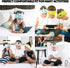 CozyPhones Kids Headphones - Purple Frog, Over Ear, Volume Limited, Thin Speakers, Super Soft Fleece Headband.
