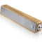 MICA Computer Speakers, Wired Sound Bar, Wooden Mini USB Powered PC Speakers for Desktop Monitor, Laptop, 3.5mm Aux