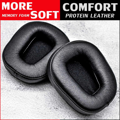 Ear Pads for B450-XT B550-XT Headset, Compatible with Microphone Foam (Protein Leather)