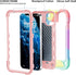 MARKILL Cute Military Grade Drop Protection Case for iPhone 11, 6.1 Inch, with 360° Rotate Ring Stand, Rainbow Pink