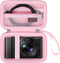 Carrying Case for Panasonic Lumix LX10, LX100, ZS60, ZS70, ZS80, ZS200, ZS100 4K Digital Camera - Pink