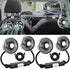 DaisyInner 2 Pcs Car Fan for Backseat Dual Backseat Cooling 360 Degree