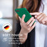 kwmobile TPU Silicone Case for Apple iPhone SE (2022/2020), iPhone 8/7 - Soft Finish Phone Cover, Emerald Green