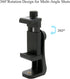 Ailun Tripod Phone Mount Holder - Standard Screw Adapter for Most Cellphones, Compatible with iPhone