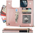 Bocasal Crossbody Wallet Case for iPhone 13 Pro Max, RFID Blocking Card Slot Holder, Magnetic Flip Folio Purse