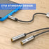 Headphone Splitter TRRS Y Splitter Cable, Male to 2 Female Mic and Audio Adapter for PS4 Xbox One Laptop (3 Pack)