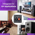 SATUY 4 2.2 2-Way Pcs Speaker Box Terminal Cup, Square Spring Subwoofer Box, Binding Post Cup Connector with Sponge