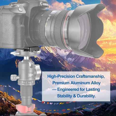 CAVIX PU-60 1/4-20 (37g) Aluminum Alloy Universal Arca-Swiss Quick Release Plate Includes Screw, Compact & Lightweight