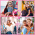 Wireless Headphones for Kids, Cat Ear LED Light Up Bluetooth Headphones with Microphone for