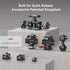 SMALLRIG Quick Release Plate Drop-in HawkLock Mini Camera Mount Adapter with 1/4" Screw for Tripod