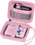 Digital Camera Case for VAHOIALD FHD 1080P, CAMKORY, KODAK PIXPRO FZ45-BK, Holder for SD Card - Pink (Box Only)