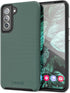 Crave Dual Guard Case, Shockproof Protection Dual Layer for Samsung Galaxy S21 FE, Forest Green