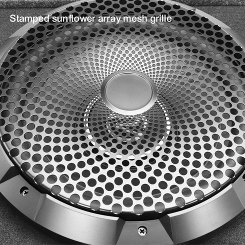 RECOIL 10-Inch High Excursion Black Steel Mesh Subwoofer Grille, 10 inch