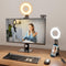 Evershop Ring Light for Laptop Desk Clip On,Small Computer Video Conference Lighting with