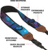 USA GEAR TrueSHOT Neck Strap, Neoprene Camera Straps with Accessory Pocket, Compatible with Canon, Nikon, Sony