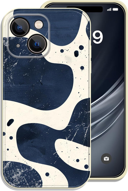 SKRYUIE Ultra-Slim Protective Case for iPhone 15 - Shockproof Soft TPU and Scratch-Resistant Design, Milk Colorful