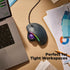 Trackball Mouse Wired, Ergonomic Comfort Design, USB Plug&Play, Precision Tracking with 5 Adjustable DPI, RGB