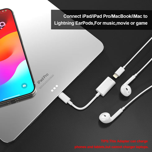 USB-C Male to Lightning Female Adapter, Type C to Lightning Converter for iPhone 15 and More